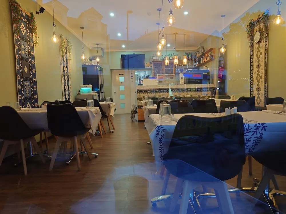 The dining room at Koli's