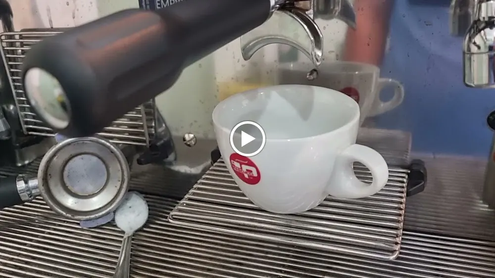 Coffee being made